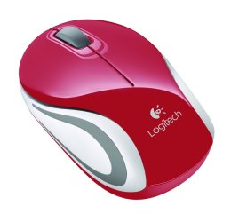 Mysz Logitech M187 Mini 910-002732 (optyczna; 1000 DPI; kolor czerwony)