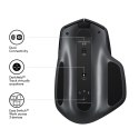 Mysz Logitech Master 910-005139 (laserowa; 4000 DPI; kolor grafitowy)