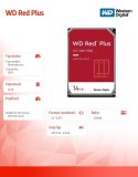 Dysk WD Red Plus 14TB 3,5 cala CMR 512MB/7200RPM Class