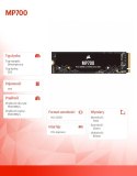 Dysk SSD 1TB MP700 Series 9500/8500 MB/s PCIe Gen 5.0 x4 NVMe 2.0