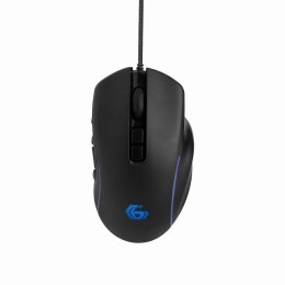 GEMBIRD GAMINGOWA MYSZ USB Z PODŚWIETLENIEM RGB RAGNAR RX500 10 PRZYCISKÓW, 7200DPI, CZARNA