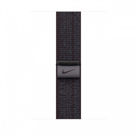 Opaska sportowa Nike w kolorze czarnym/niebieskim do koperty 45 mm