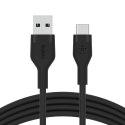 Kabel Belkin BoostCharge Flex USB-C to USB-A Cable 15W 1m Silicone Black