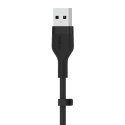 Kabel Belkin BoostCharge Flex USB-C to USB-A Cable 15W 1m Silicone Black