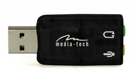 Karta dźwiękowe Media tech Virtu MT5101 (Zewnętrzna; USB 2.0)