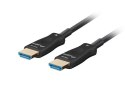 LANBERG KABEL HDMI M/M V2.1 40M 8K OPTYCZNY AOC CA-HDMI-30FB-0400-BK