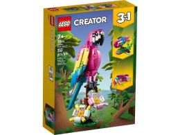 LEGO Creator 3 w 1 31144 Egzotyczna różowa papuga