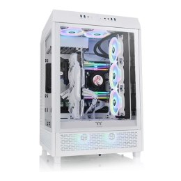 THERMALTAKE THE TOWER 500 TEMPERED GLASS*3 120MM*2 - SNOW CA-1X1-00M6WN-00
