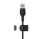 Kabel Belkin BoostCharge Pro Flex USB-A Cable with Lightning Connector 3m Silicone oplot Black