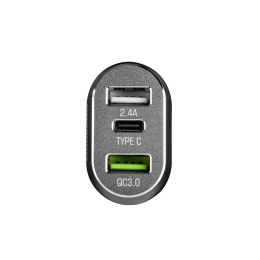 Ładowarka samochodowa MODECOM MC-CU2C1 ZT-MC-CU2C1-07 (USB, USB typ C)