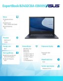 Notebook ExpertBook B2402CBA-EB0092X i3-1215U 8GB/512GB/Windows11Pro/14cali