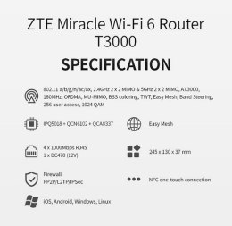 Router T3000 IDU