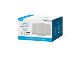 System WiFi 6 Orbi RBK763S AX5400 3-pak