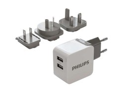 Ładowarka podróżna 2 USB, 5V / 3.1A