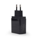 Ładowarka sieciowa USB Quick Charge 3.0 2.1A czarna