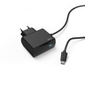 Ładowarka sieciowa micro USB 230V 2.4A, czarna