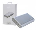 PB-AT10 Grey aluminiowy Power Bank | 10050 mAh | 3xUSB | 5.4A | Quick Charge 3.0 | kabel micro USB