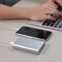 PB-AT10 Grey aluminiowy Power Bank | 10050 mAh | 3xUSB | 5.4A | Quick Charge 3.0 | kabel micro USB