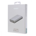 PB-AT10 Grey aluminiowy Power Bank | 10050 mAh | 3xUSB | 5.4A | Quick Charge 3.0 | kabel micro USB