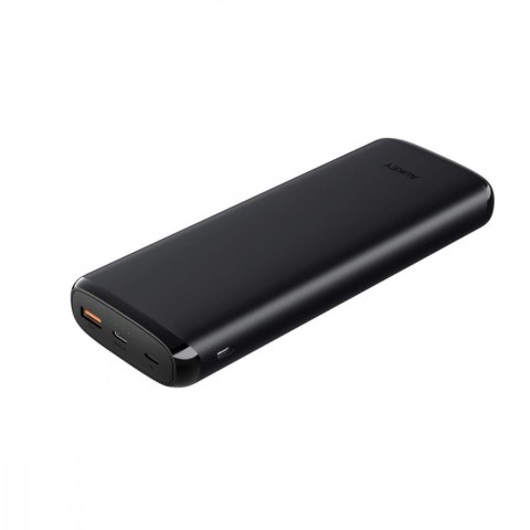 PB-Y23 Black Power Bank | 20000 mAh | 4xUSB | Quick Charge 3.0 | Power Delivery | Kabel USB-C | Etui