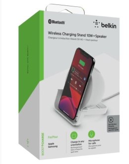 Podstawka ładująca BoostCharge + głośnik, biała