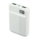 Power Bank 10000 mAh 2.0/2.1A Biały