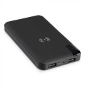 Power Bank 8000 mAh 2.1A indukcja Czarny