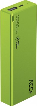 Power Bank ACC+ THIN 10000 mAh zielony