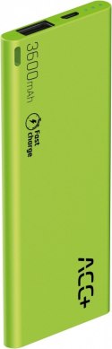 Power Bank ACC+ THIN 3600 mAh zielony