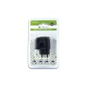 Sieciowa ładowarka USB 5V 2.1A dwa porty USB, czarna