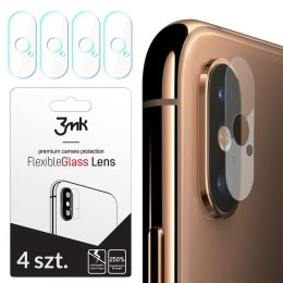 Szkło hybrydowe FlexibleGlass Lens iPhone Xs na obiektyw aparatu 4szt