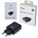 USB Power Charger 2 port 2.4A czarny 2x USB Port DC 5V/max 2.4A