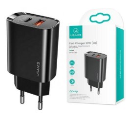 Ładowarka sieciowa 1xUSB-C+1xUSB T35 20W PD3.0 QC3.0 Fast charging