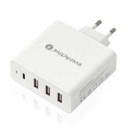 Ładowarka sieciowa 3xUSB, USB-C PD 60,5W, szybkie ładowanie