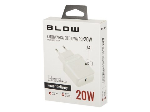 Ładowarka sieciowa. z gn.USB-C PD 20W