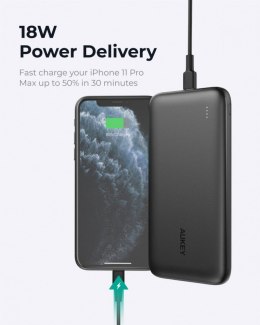 PB-N73S Power Bank | 10000 mAh | 4xUSB | Quick Charge 3.0 | Power Delivery 3.0 | 20W | LED | kabel USB-C