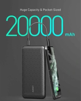 PB-N93A Power Bank | 20000 mAh | 4xUSB | Quick Charge 3.0 | Power Delivery | 18W | LED | kabel USB-C