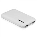 Power Bank 5000 mAh 2A Biały