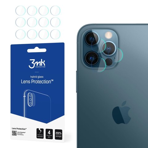 Szkło hybrydowe FlexibleGlass Lens iPhone 12 Pro 6,1 na obiektyw aparatu 4szt