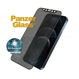 Szkło ochronne E2E Super+ iPhone 12 Pro Max Case Friendly AntiBacterial Microfracture Privacy