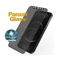 Szkło ochronne E2E Super+ iPhone 12/12 Pro Case Friendly AntiBacterial Microfracture Privacy