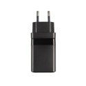 Ładowarka sieciowa podróżna Volt z wtyczką EU,UK,US 2xUSB