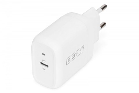 Ładowarka sieciowa zasilacz 1x USB-C PD 3.0 max. 20W LED Biała