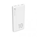 Power Bank QP15 3xUSB 10,000mAh Biały