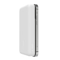 PowerBank 10 000 mAh 10W magnetyczny, bezprzewodowy + 18W PD, biały