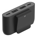 Ładowarka 4-portowa 2x USB-C 2xA do 30W czarna