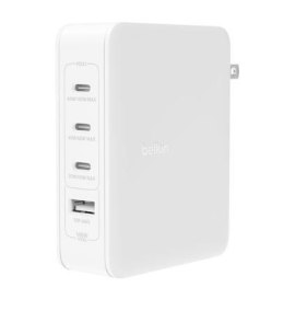 Ładowarka ścienna 140W 4-ports (3xC 1xA) UK, EU, US Plugs biała