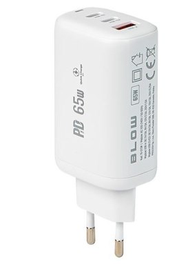 Ładowarka sieciowa gniazdo USB+USB-Cx2 65W