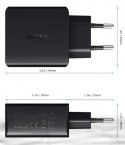 PA-Y17 ładowarka sieciowa 2xUSB Power Delivery (1xUSB A + 1xUSB C) 18W 6A