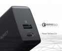 PA-Y17 ładowarka sieciowa 2xUSB Power Delivery (1xUSB A + 1xUSB C) 18W 6A